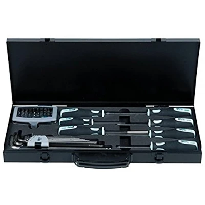 Afbeelding van KS Tools, Schroevendraaiers, Roestvast stalen combinatieset, corrosiebestendig, 48 delen