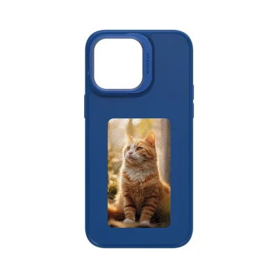 Afbeelding van Reinkstone Phone Case with Bracket and NFC Display Blue / Iphone 14 Pro Max
