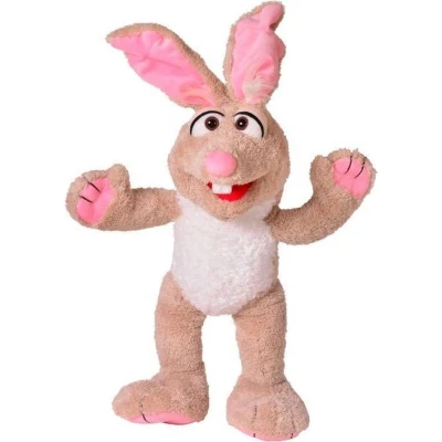 Afbeelding van Living Puppets handpoppen dier haas 62cm