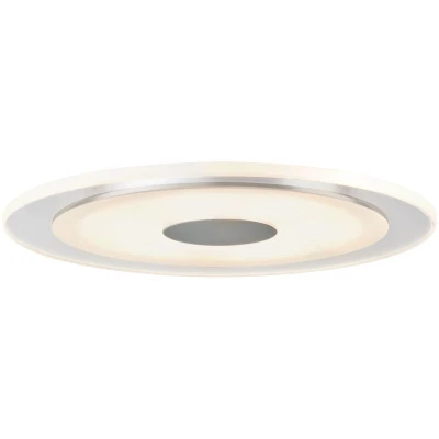 Afbeelding van Paulmann 925.35 Premium EBL Set Whirl ronde LED 1x6W warm wit incl. lamp 150mm aluminium satijn acryl modern decoratief design spot inbouwspot inbouwlamp