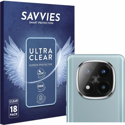 Afbeelding van Savvies Screenprotector voor Xiaomi Redmi Note 14 Pro Plus (ALLEEN Camera Lens) Folie Beschermfolie transparant (18 Stuks)