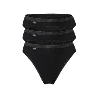 Afbeelding van Sloggi 3 PACK Basic + TAI Slip, Dames, Maat: 38, Schwarz