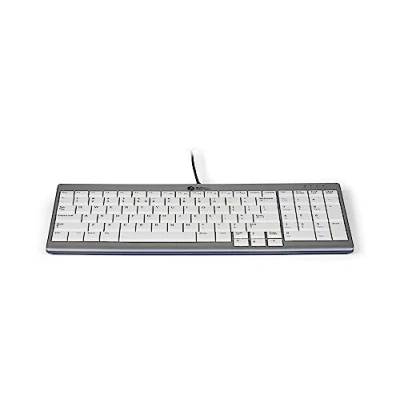 Afbeelding van BakkerElkhuizen UltraBoard 960 Standaard Compact Toetsenbord Grijs/ Wit