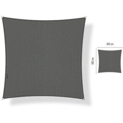 Afbeelding van Shadow comfort schaduwdoek vierkant 4 x m Cool Grey