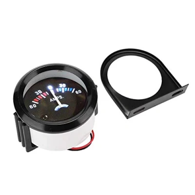 Afbeelding van Amperemeter 12 V auto tractor, spanning en ampèremeter boot, voltmeter, 2 inch 52 mm voltmeter 60 0 60A AMP gauge voor modificatie