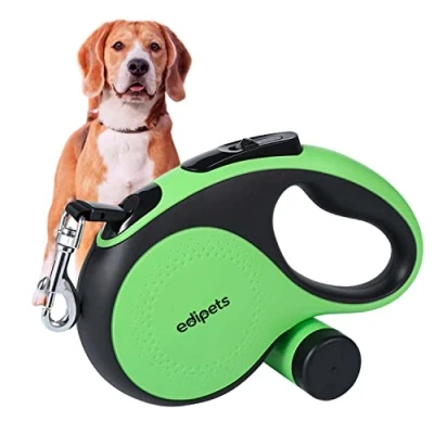 Afbeelding van Edipets Uitschuifbare en intrekbare hondenriem 5m 8m Flexibel voor training wandelen kleine, middelgrote grote honden (groen, 5 meter)