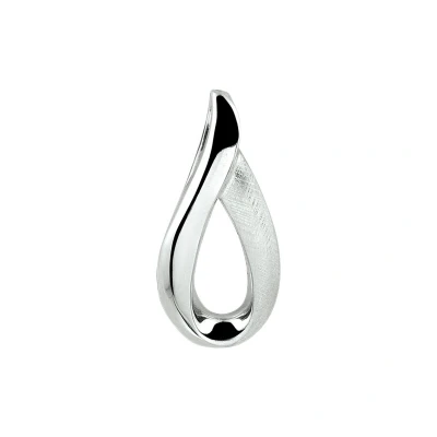 Afbeelding van Zilver Gerhodineerde Hanger gescratcht 1328370