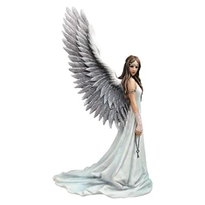 Afbeelding van Nemesis Now Spirit Guide Beeld door Anne Stokes Wit 24cm