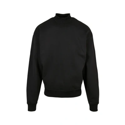 Afbeelding van Urban Classics MOCK Sweater, Heren, Maat: Small, Black