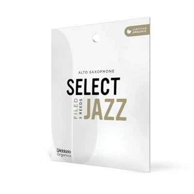 Afbeelding van D&#039;Addario Woodwinds Organic Select Jazz Filed Altsaxofoon Riet Sax Individueel verzegeld 3 Zacht, Pack