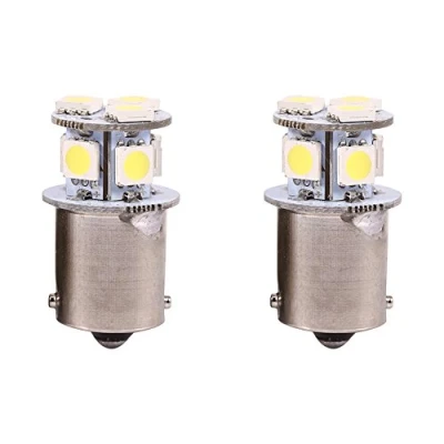 Afbeelding van 2 stks LED Remlicht Lamp, Wit BA15S R5W 1156 5050 8SMD Auto Remlichten Lampen