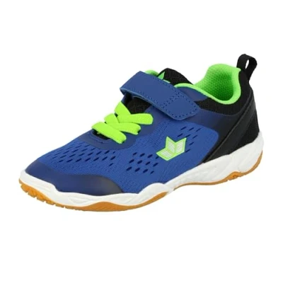 Afbeelding van Lico Key VS Jungen Hallenturnschuh, Blau/Marine/Lemon, 34 EU