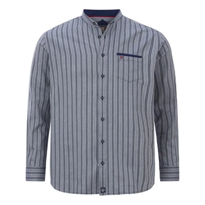 Afbeelding van Jan Vanderstorm casual overhemd donkerblauw