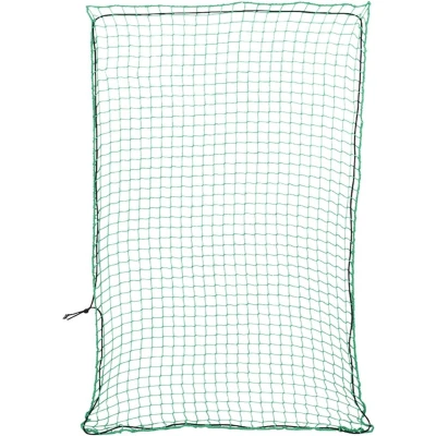 Afbeelding van vidaXL Aanhangwagennet elastisch touw 3,5x2,5 m polypropeen groen