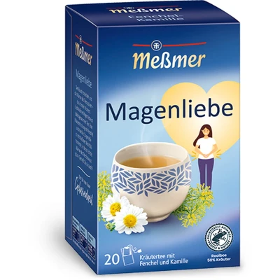 Afbeelding van Messmer Magenliebe Fenchei Kamille 20x 2gr (5 Stuks)