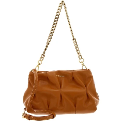 Afbeelding van COCCINELLE Leren Schoudertas Avondtas Ophelie Goodie Handbag Paprika Oranje