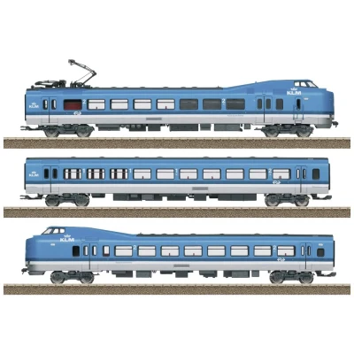 Afbeelding van TRIX H0 22396 driedelig elektrisch treinstel ICM 1 Koploper KLM van de NS