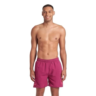 Afbeelding van Arena Heren Boxer Fundamentals Logo R, Donkerpaars calypso koraal, L