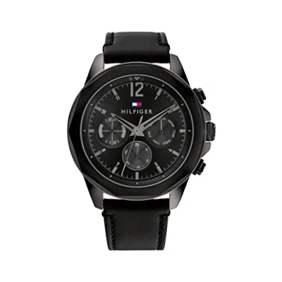 Afbeelding van Tommy Hilfiger Chronograaf schwarz schwarz, Heren, Maat: One Size,
