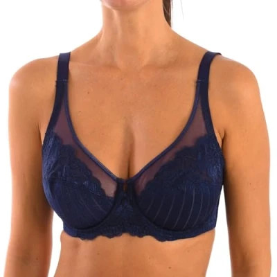 Afbeelding van Selene Mariluz Beha met beugels voor dames, Donkerblauw, 115C