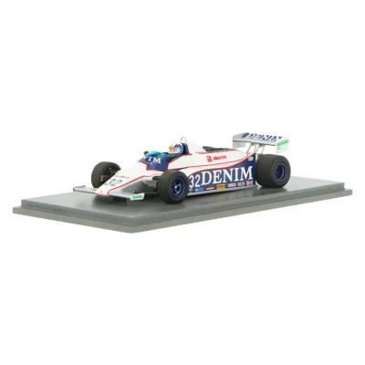 Afbeelding van Osella FA1B Spark Modelauto 1:43 1981 Beppe Gabbiani Squadra Corse S7251 Belgian GP Spa