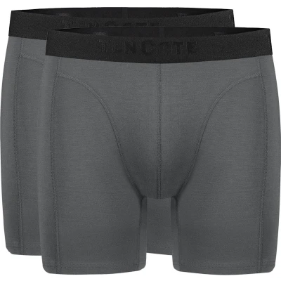 Afbeelding van Ten Cate Basics long shorts grijs 2 pack voor Heren Maat L