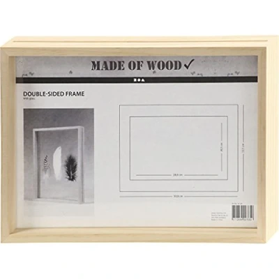 Afbeelding van Creotime dubbelzijdige lijst hout 22,1 x 30,8 cm