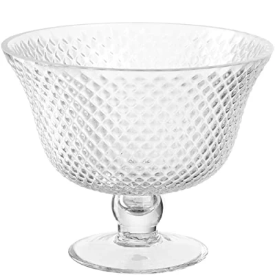 Afbeelding van LEONARDO Serveerschaal Poesia 19,5 cm op voet, kalk natron glas, handgemaakt