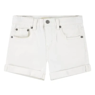 Afbeelding van Levi&#039;s Girlfriend Jeansshort voor kinderen, Maat: 128, Cloud dancer