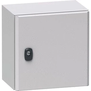 Afbeelding van Schneider electric spacial 3d lege schakelkast staal 1 slot deur hxbxd 800x800x250mm grijs ral7035 ip66 ik10 nsys3d8825