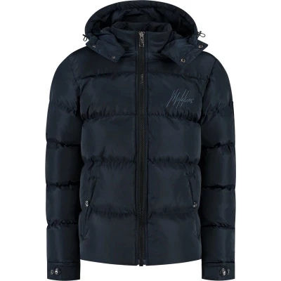 Afbeelding van Malelions Winterjas Patch Puffer Navy blauw