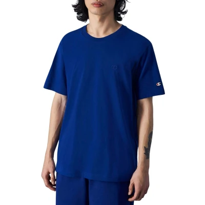 Afbeelding van Champion Crewneck Tshirt basic, Heren, Maat: Small, Dark blue