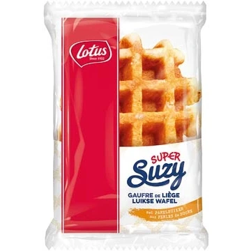 Afbeelding van Super Suzy Luikse Wafel XL 90 Gram per Stuk 24
