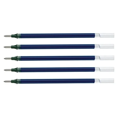 Afbeelding van 5 x uni ball navullingen UMR 10 146951 voor gelpen Gel Impact / Broad UM 153S UM153S 153C, blauw