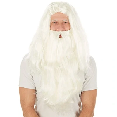 Afbeelding van dressforfun Pruik kerstman verkleedkleding kostuum halloween verkleden feestkleding carnavalskleding carnaval feestkledij partykleding 300745