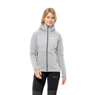 Afbeelding van Jack Wolfskin Alpgrat PRO INS FZ W Windjack, Dames, Maat: Large, Cool grey