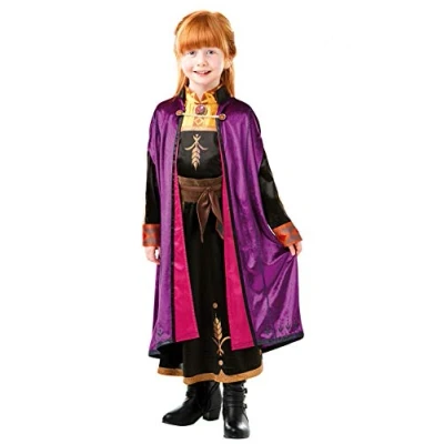 Afbeelding van Rubie&#039;s Verkleedjurk Anna Frozen Ii Paars 2 delig Mt 116