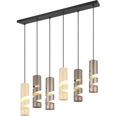Afbeelding van TRIO STREAM Hanglamp Multicolour excl. 6x GU10 3W