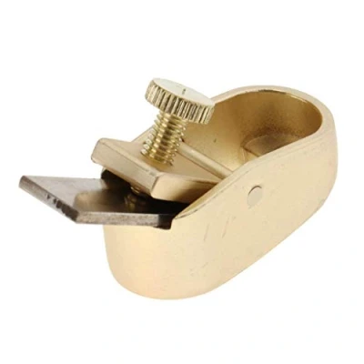 Afbeelding van Houtschaafmachine Handgereedschap Duim Vliegtuig Hand Tool Mini Hout Trimmen voor Houtbewerking Oppervlak Gladmaken Rand (S, Gouden)