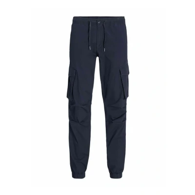 Afbeelding van Jack &amp; Jones Jpstkane Jjnoah Cuffed Cargobroek, Heren, Maat: XS, Dark navy