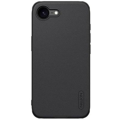 Afbeelding van Nillkin Frosted Shield Hoesje Geschikt voor Apple iPhone 16e Compatibel met MagSafe / Qi2 Back Cover Magneet Zwart