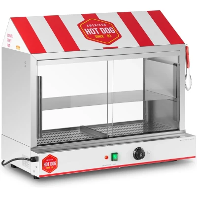 Afbeelding van Royal Catering Hotdog stoompan 300 hotdogs 100 broodjes 2400 W