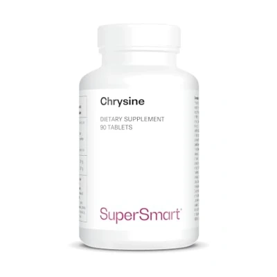Afbeelding van Supersmart Chrysine 500 mg Krachtige natuurlijke flavonoïde Helpt hormonen in evenwicht te brengen Non GMO &amp; Glutenvrij 90 tabletten