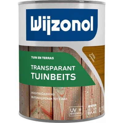 Afbeelding van Wijzonol Tuinbeits Transparant Antraciet 3160 750 ml