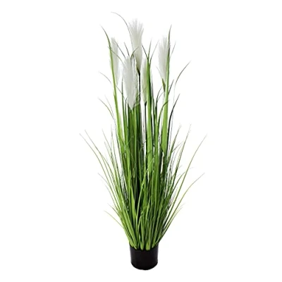 Afbeelding van Kunstmatig decoratief gras 120 cm Grote kunstplant riet hoe echt decoratie Woonkamer Pampagras