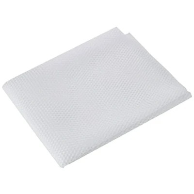 Afbeelding van ByAnnie Lichtgewicht mesh stof, 100% polyester wit, 18 x 54 inch (ca. 45,7 137 cm) netstof, 28 20 1 cm