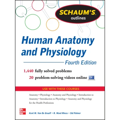Afbeelding van Schaum&#039;s Outline of Human Anatomy and Physiology: 1,440 Solved Problems + 20 Videos