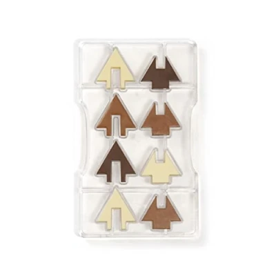 Afbeelding van Chocolademal Kerstboom combineren (8x) 4x4,2 cm