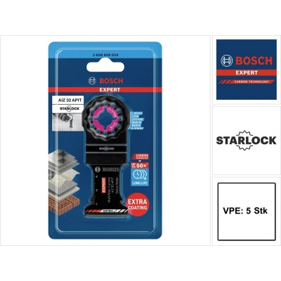Afbeelding van Bosch Accessories 2608900025 EXPERT MultiMax AIZ 32 APIT Carbide Multitool 5 delig stuk(s)
