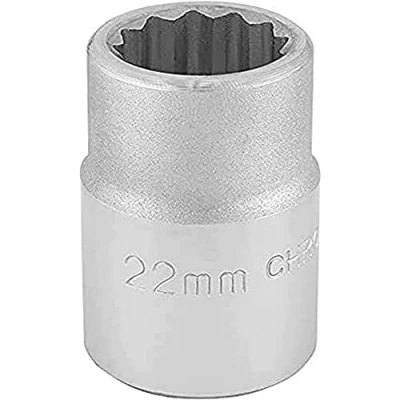 Afbeelding van Draper T MM/B 3/4&quot; vierkante aandrijving 12 punts socket (22mm), blauw